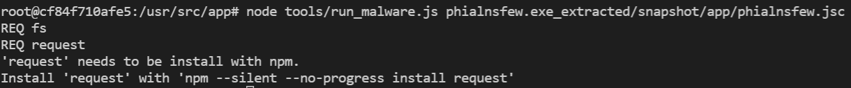 Error about missing package